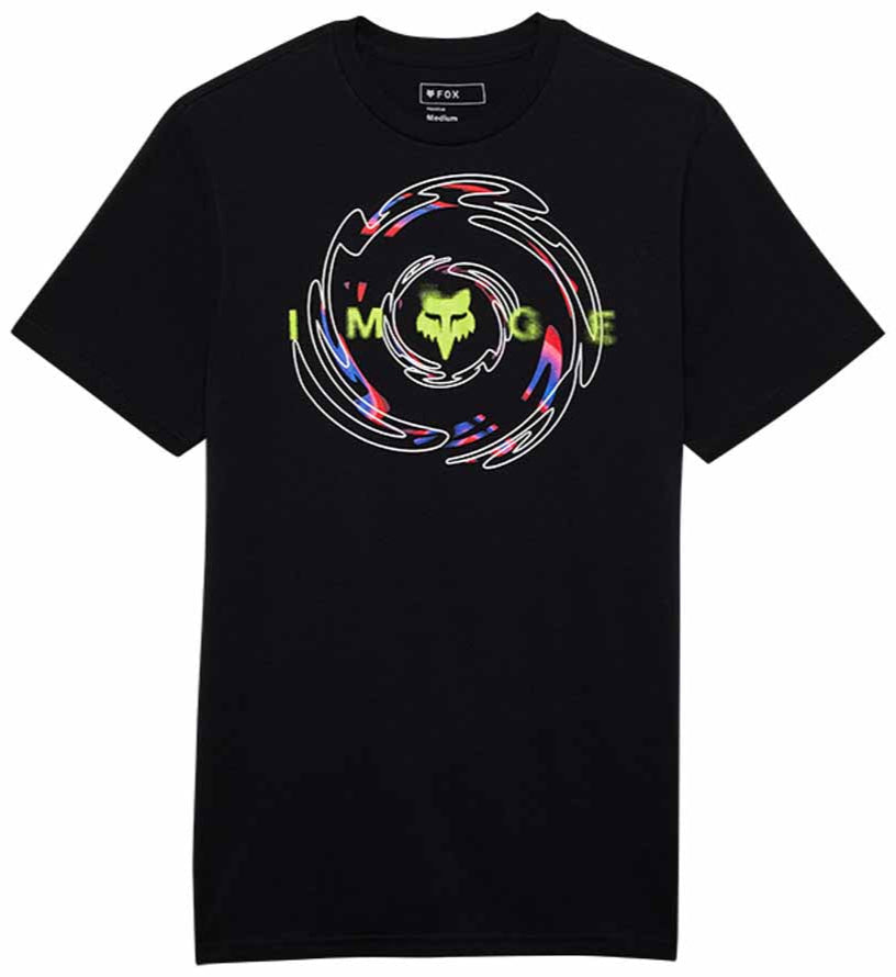 Fox Energy Face SS Premium Tee Black FRONT 