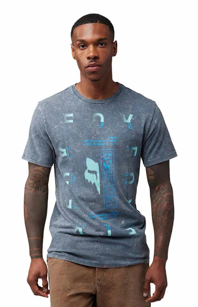 Fox Throttle SS Premium Tee Dark Vintage FRONT FACING MODEL 