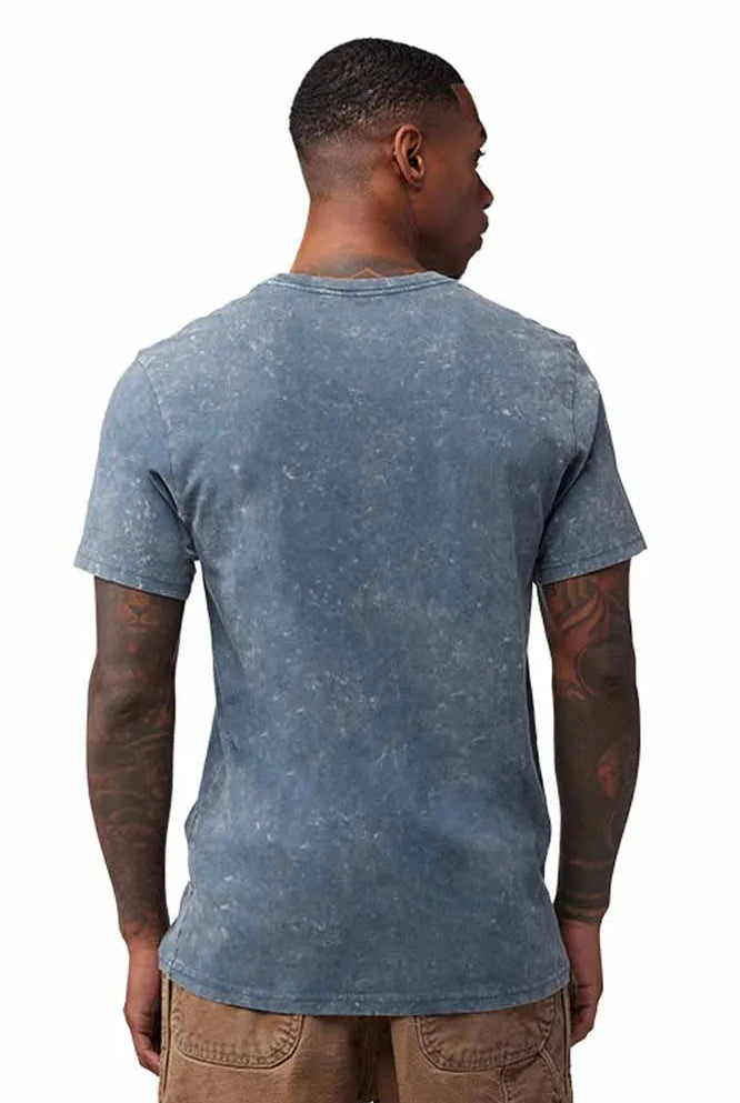 Fox Throttle SS Premium Tee Dark Vintage BACK FACING MODEL 