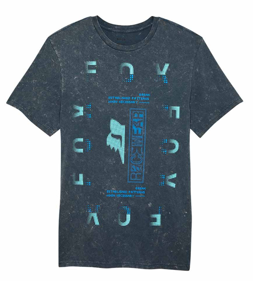 Fox Throttle SS Premium Tee Dark Vintage FRONT 