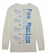 Fox Race Spec LS Premium Tee Light Grey BACK