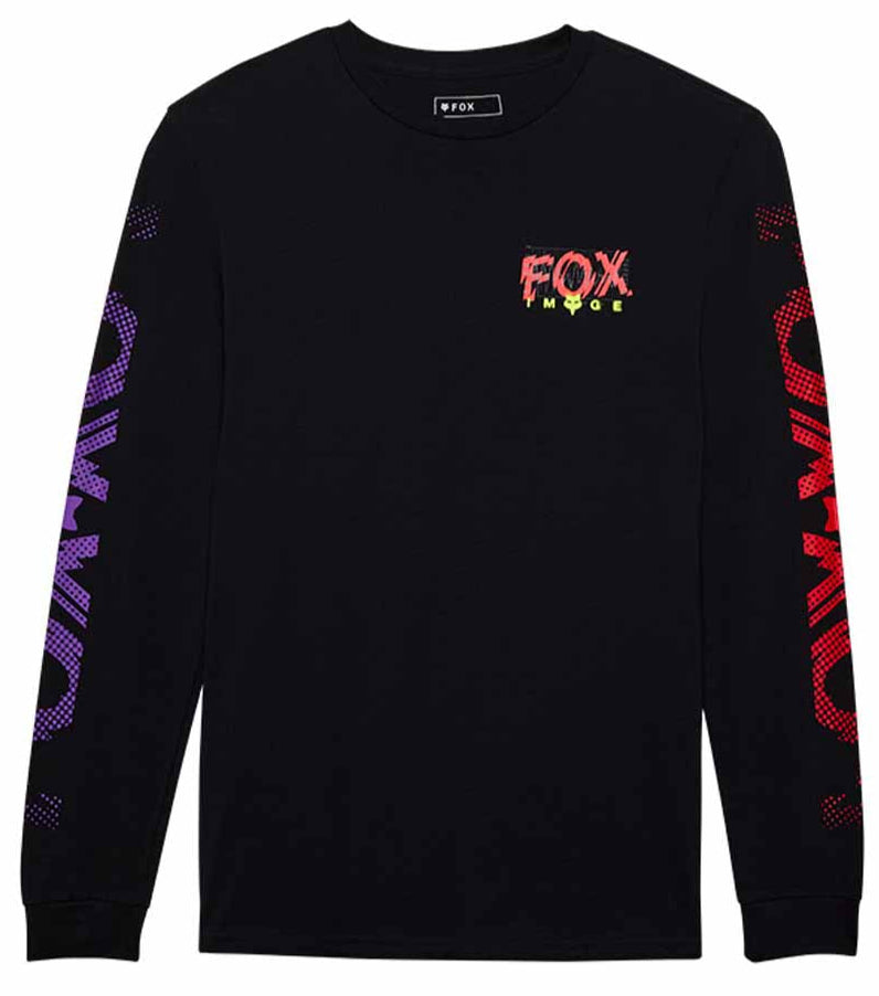 Fox Energy LS Premium Tee Black FRONT 
