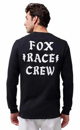 Fox Race Crew LS Premium Tee Black BACK