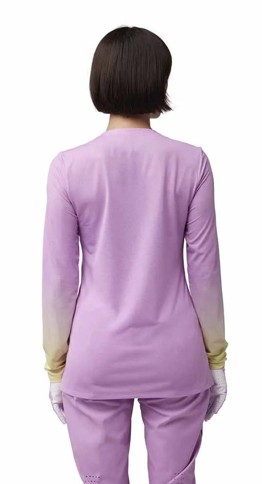 Fox W Flexair LS Jersey TS57 Pink BACK 