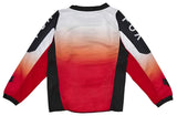 Fox KIDS 180 LEAN JERSEY - FLURO RED BACK