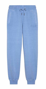 Fox Wordmark Fleece Jogger Cashmere Blue FRONT 