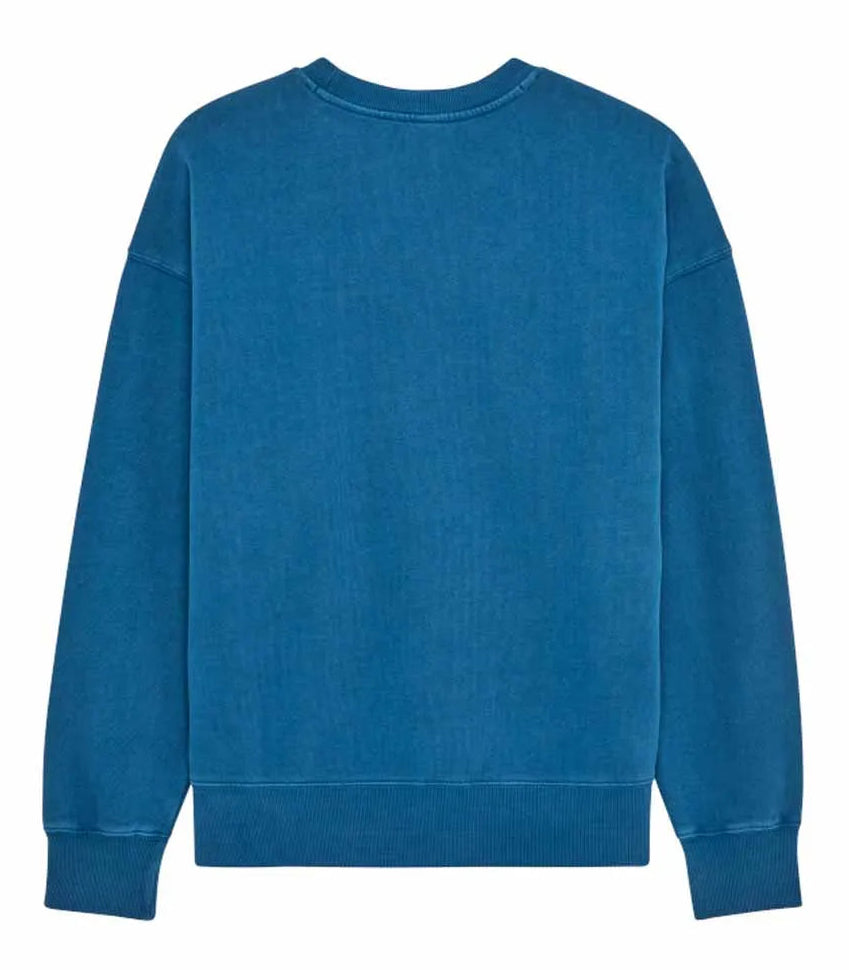 Fox Wordmark OV Fleece Crew Twilight Sweatshirt BACK 