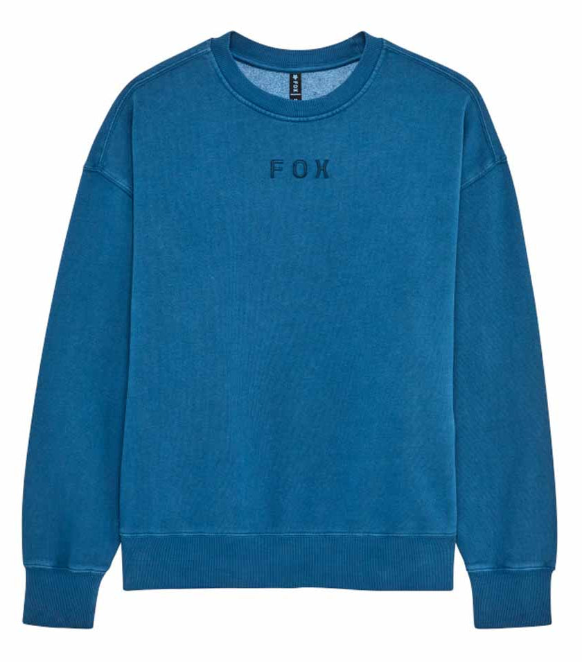 Fox Wordmark OV Fleece Crew Twilight Sweatshirt FRONT 