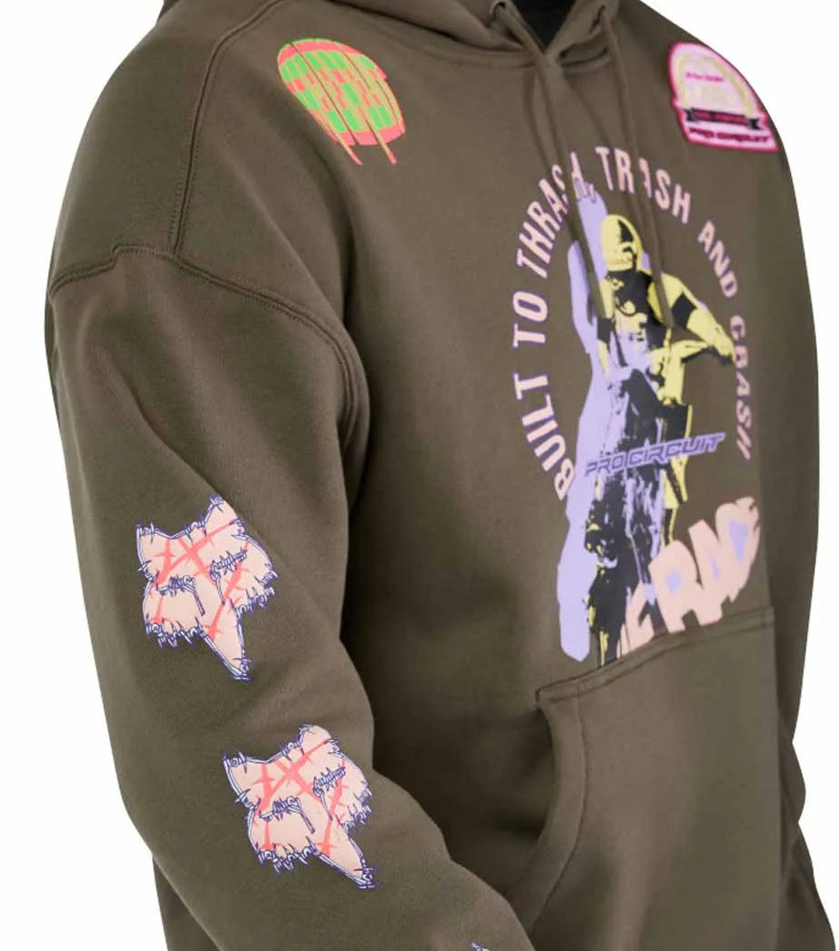 Fox Pro Circuit Oversized FLC PO Military Jacket SIDE DETAILS