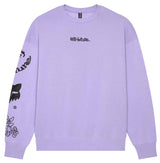 Fox Hello Future Oversized FLC Crew Lilac FRONT 