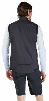 Fox Racing Ranger Wind Vest Black BACK FACING MODEL