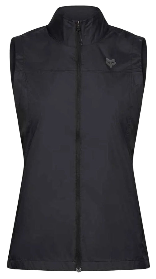 Fox Womens Ranger Wind Vest Black FRONT 