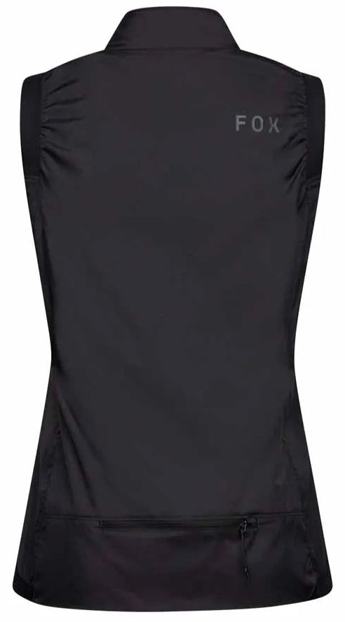 Fox Womens Ranger Wind Vest Black BACK 