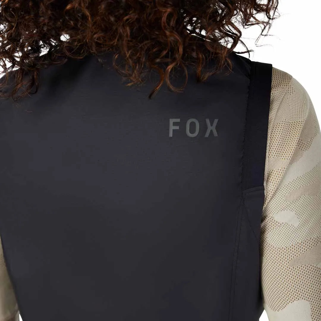 Fox Womens Ranger Wind Vest Black BACK