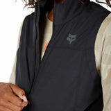 Fox Womens Ranger Wind Vest Black FRONT ZIPPER 