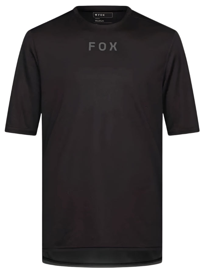 Fox Ranger SS Jersey WORDMARK Black FRONT