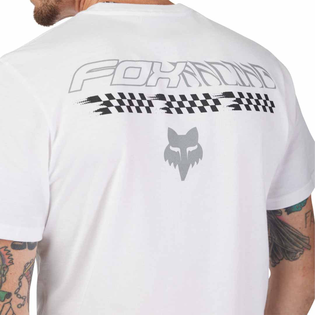 Fox Checkered SS Premium Tee Optic White