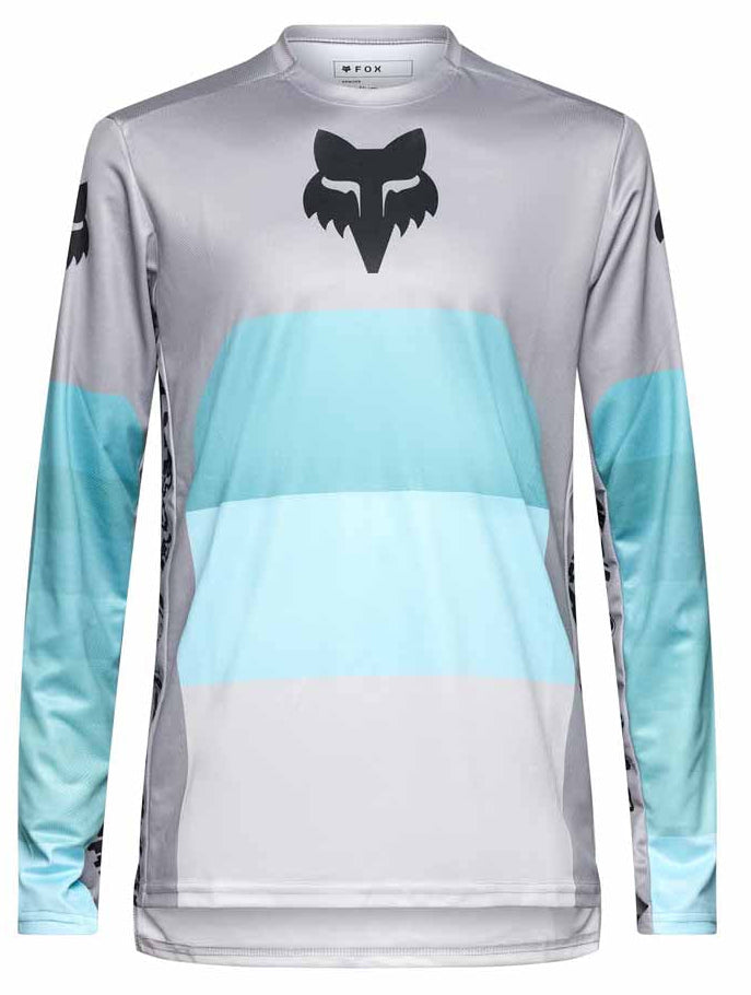 Fox Ranger LS Jersey Grid Steel Grey FRONT