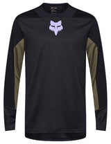 Fox Defend LS Jersey Park Black FRONT 