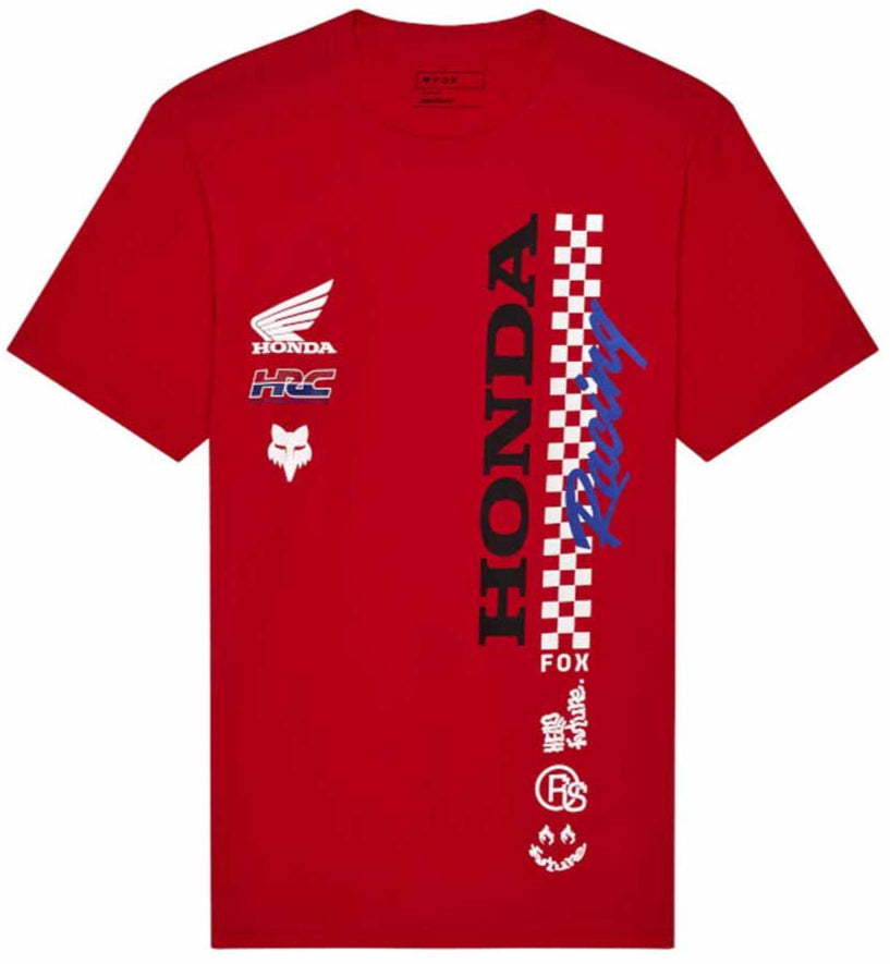 Fox Honda SS Tee Red T-Shirt FRONT