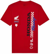 Fox Honda SS Tee Red T-Shirt FRONT