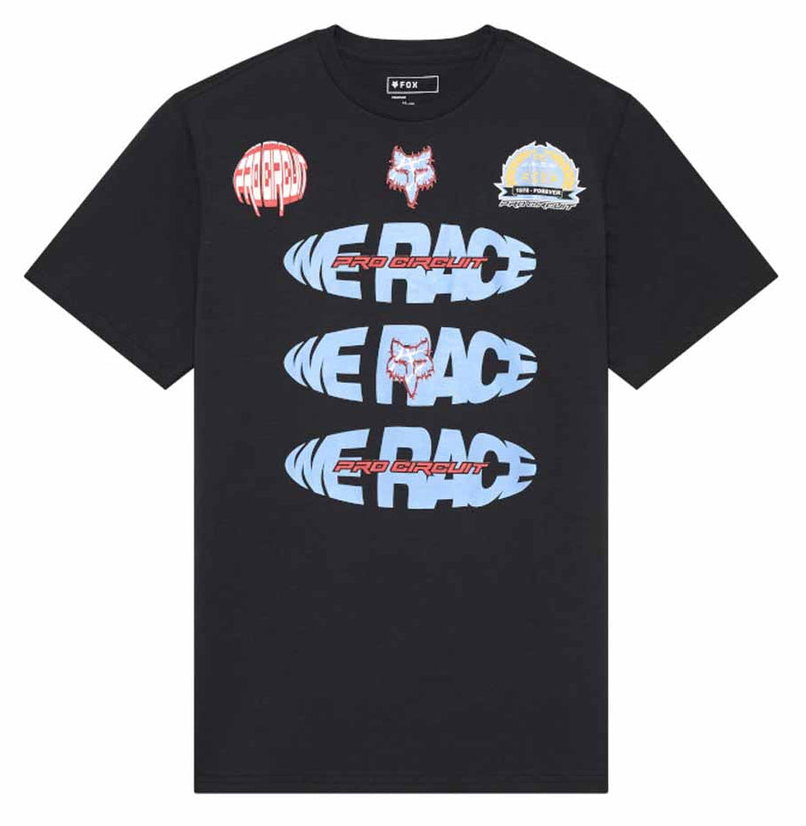 Fox Racing Pro Circuit Short Sleeve Tee Black FRONT