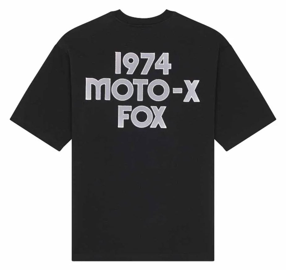 Fox Moto-X Oversized SS Tee Black BACK 