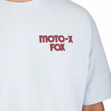 Fox Moto-X Oversized Short Sleeve Tee Pale Blue FRONT PRINT 