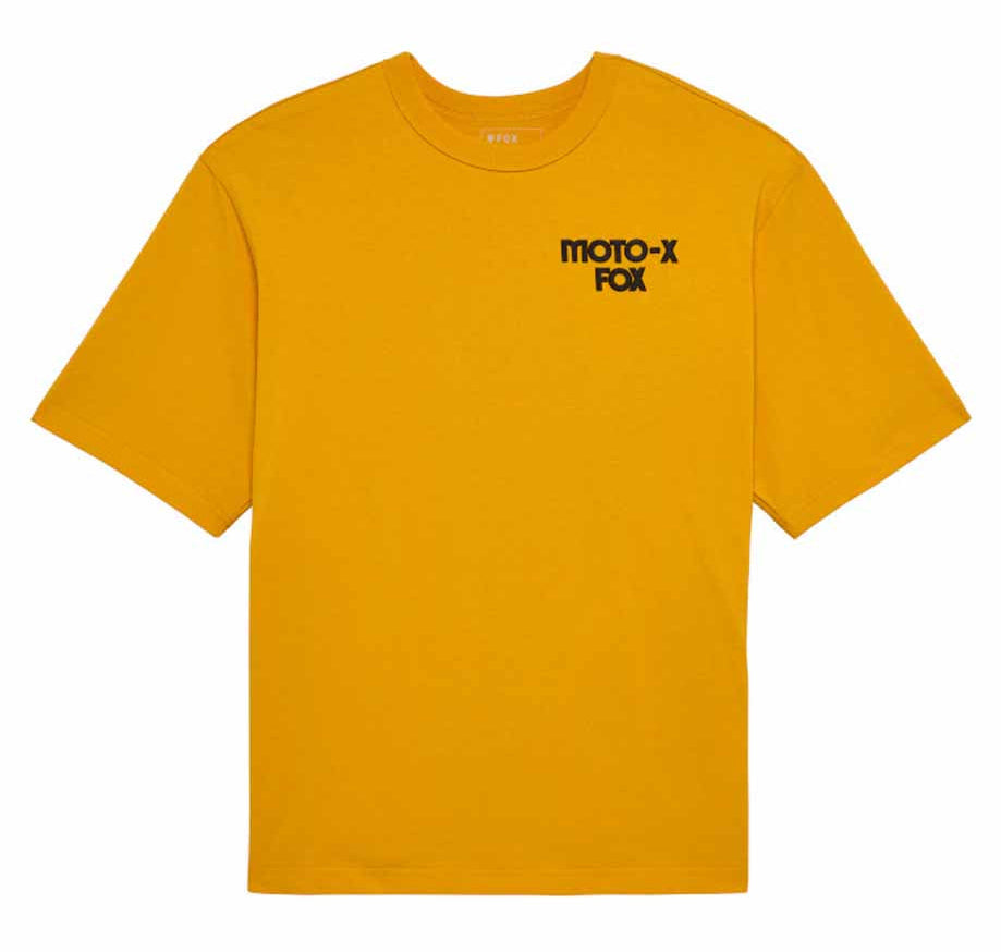 Fox Moto-X Oversized SS Tee Mustard FRONT 