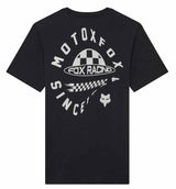 Fox Planet Moto SS Premium Tee Black BACK 
