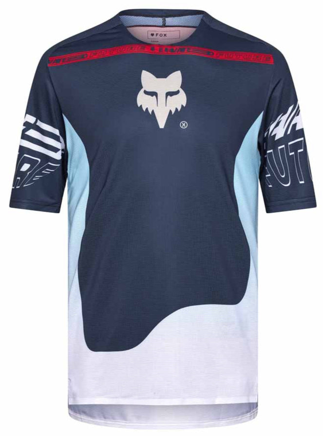 Fox Flexair SS Jersey Elevated Midnight FRONT 