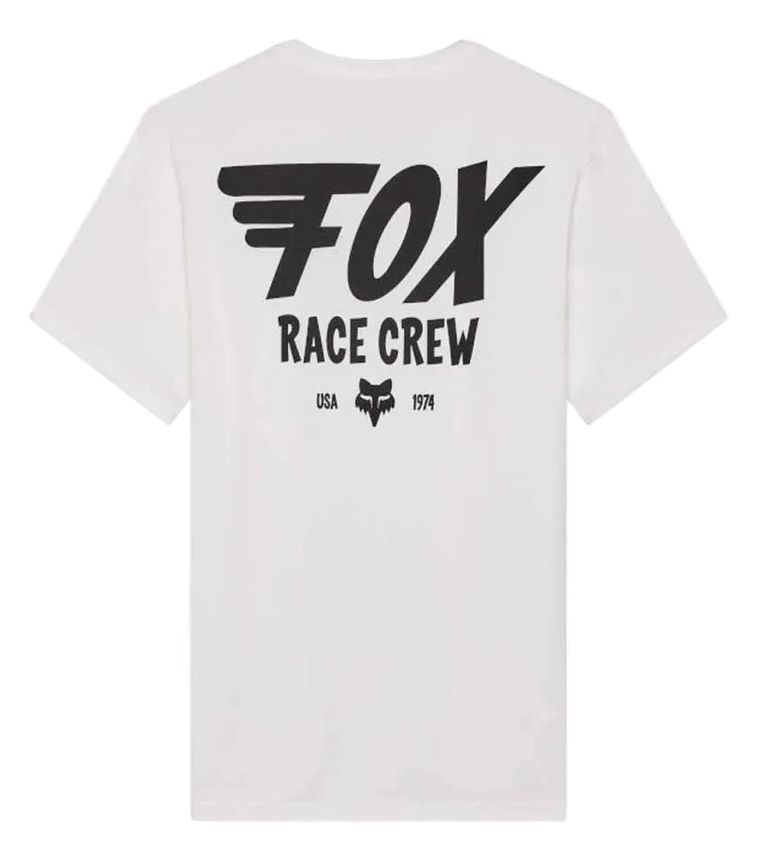 Fox Wing SS Premium Tee Optic White BACK 