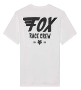 Fox Wing SS Premium Tee Optic White BACK 
