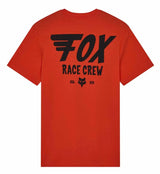 Fox Wing SS Premium Tee Bold Orange BACK 