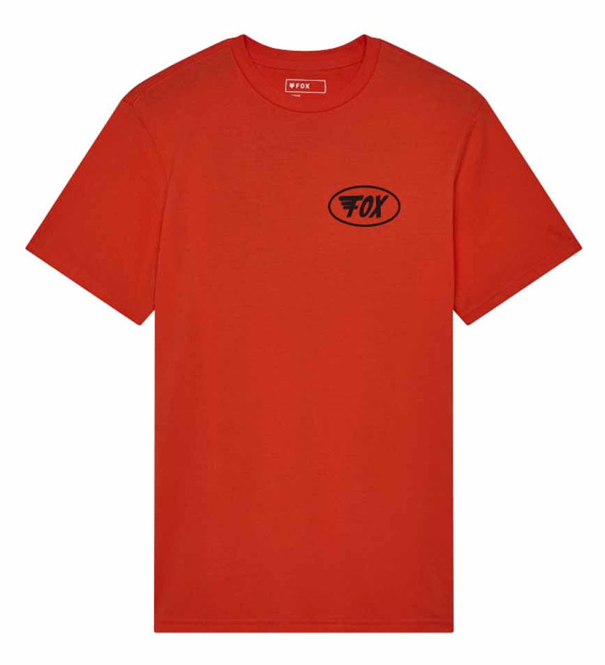 Fox Wing SS Premium Tee Bold Orange FRONT 