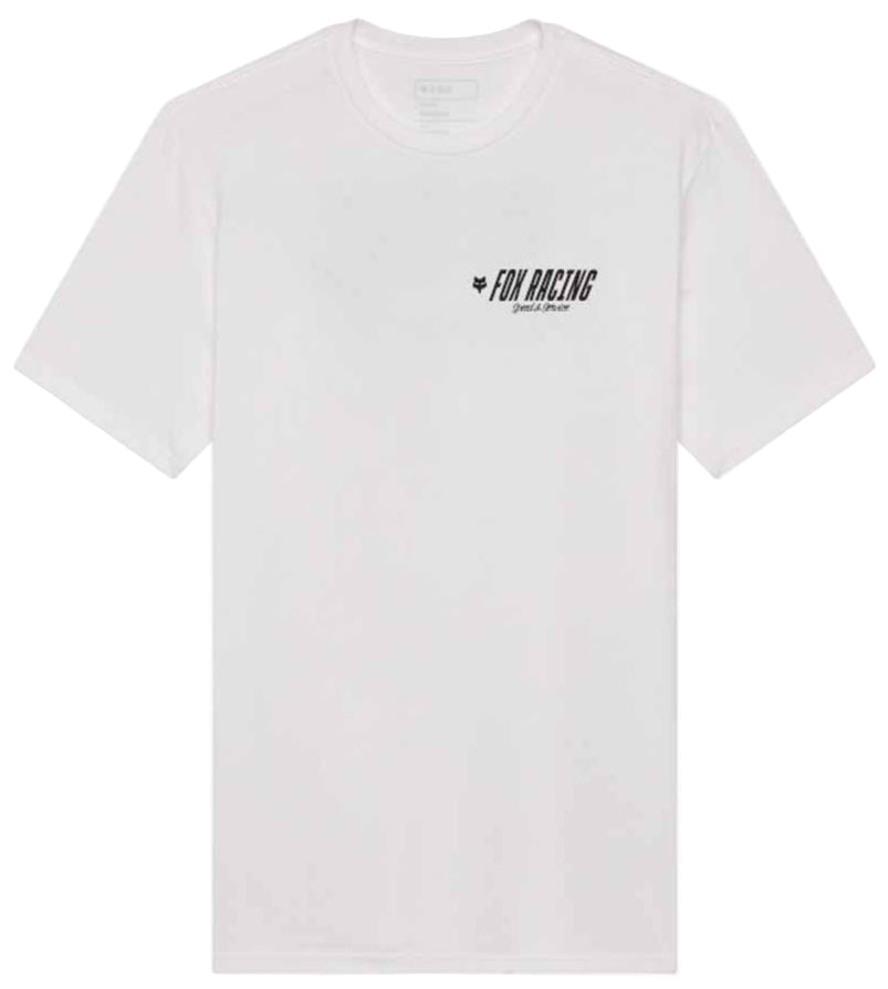 Fox Billboard SS Premium Tee Optic White FRONT 