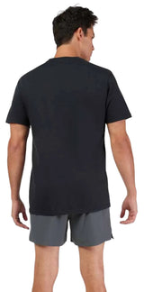 Fox Elevated SS Premium Tee Black BACK FACING MODEL 