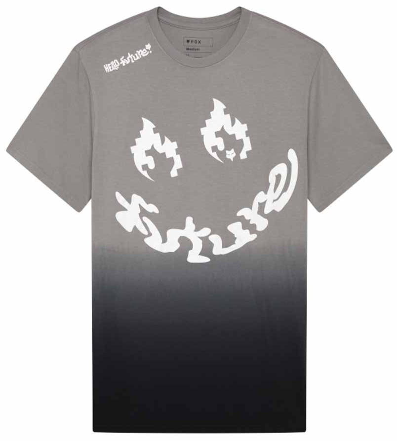 Fox Hello Fox SS Premium Tee Steel Grey FRONT 