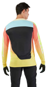 Fox Flexair Long Sleeve Jersey Elevated Lemonade BACK 