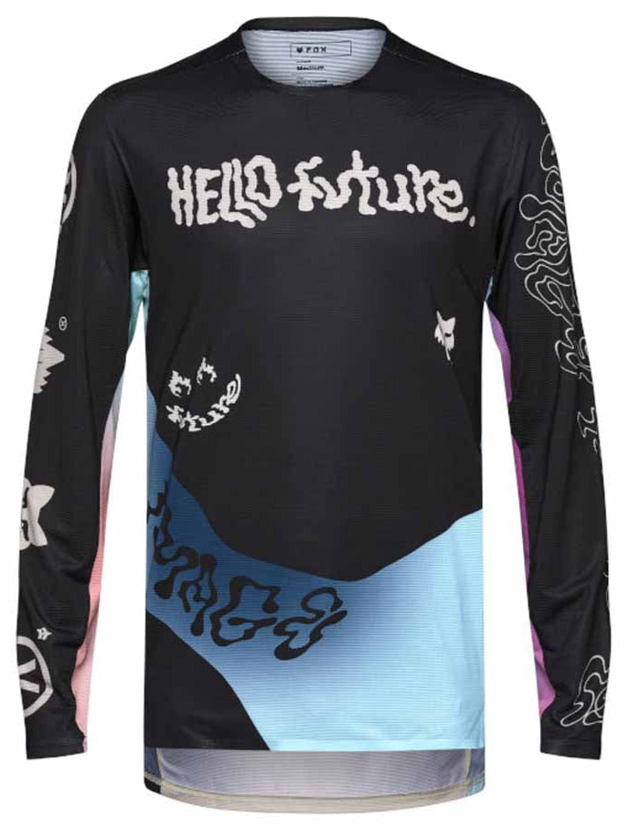 Fox Flexair LS Jersey Hello Future Cream FRONT 