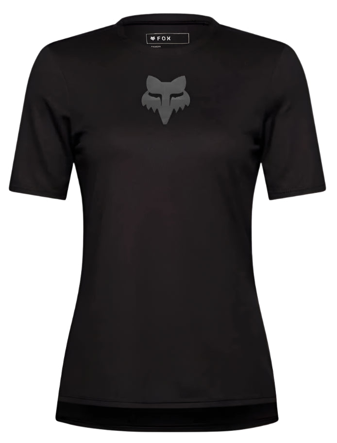 Fox Womens Ranger SS Jersey Black FRONT