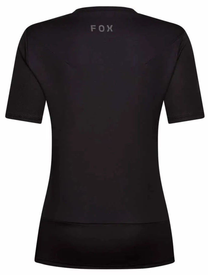 Fox Womens Ranger SS Jersey Black BACK