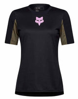 Fox W Defend SS Jersey Park Black FRONT 
