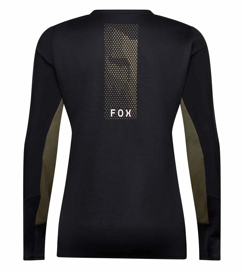 Fox Racing Defend Long Sleeve Jersey Park Black BACK