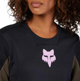 Fox Racing Defend Long Sleeve Jersey Park Black DETAILS