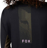 Fox Racing Defend Long Sleeve Jersey Park Black BACK DETAILS
