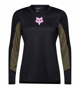 Fox Racing Defend Long Sleeve Jersey Park Black FRONT