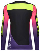 Fox Womens Flexair Long Sleeve Jersey Elevated Black BACK 