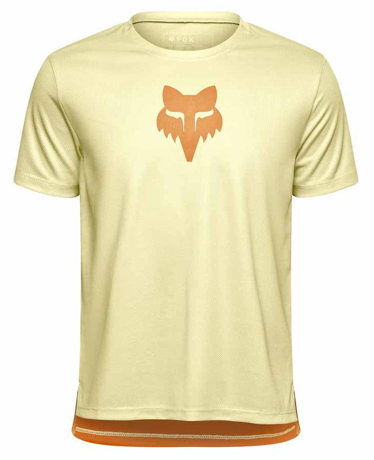 Fox Youth Ranger Short Sleeve Jersey Fox Head Lemonade FRONT