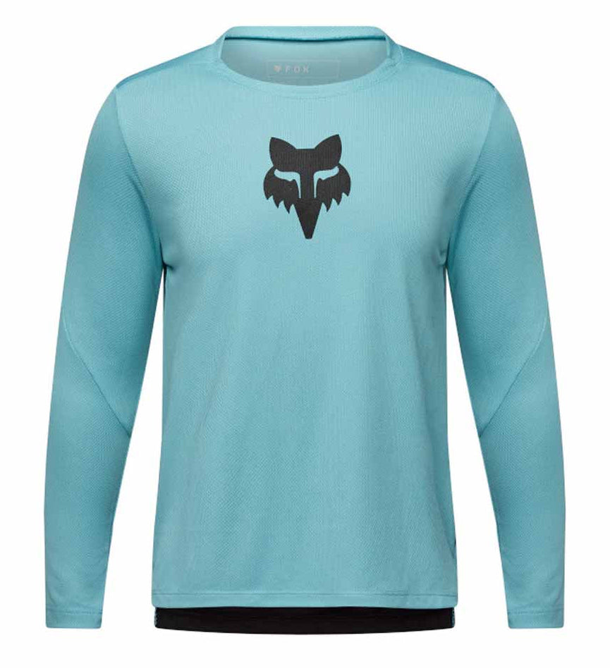Fox Youth Ranger Long Sleeve Jersey VntWsh Fox Head FRONT